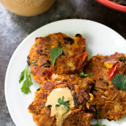 Southwestern Tuna Cakes with Chipotle Sauce