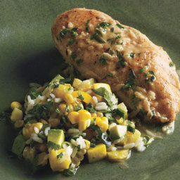 Southwest Rice and Corn Salad with Lemon Dressing