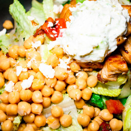 Souvlaki Greek Chicken Salad