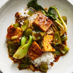 Soy-Braised Tofu With Bok Choy