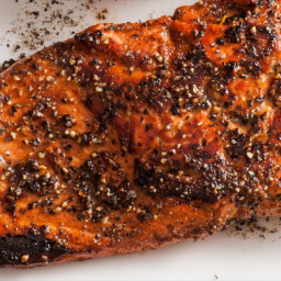 Soy Peppered Salmon