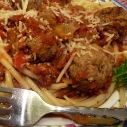 Spaghetti and Meatballs All'Amatriciana