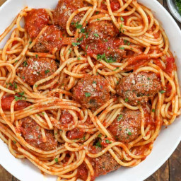 Spaghetti and Meatballs {Family Favorite}