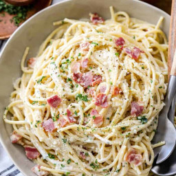 Spaghetti Carbonara {Quick & Easy}