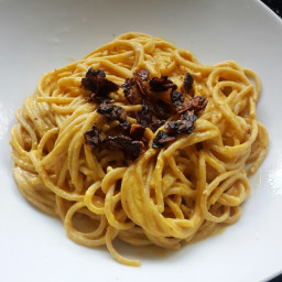 Spaghetti Carbonara with Butternut Squash (Vegan)