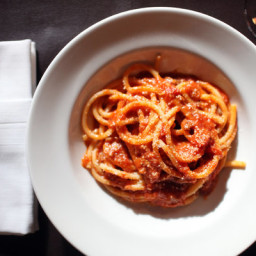 Spaghetti in Spicy Tomato Sauce (Lombrichelli all’Etrusca)