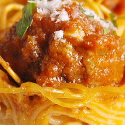 Spaghetti & Meatball Bites