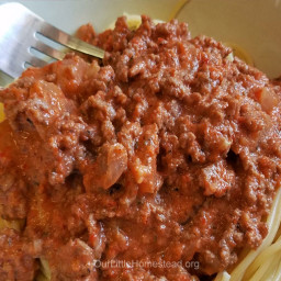 Spaghetti Sauce No Tomatoes Recipe