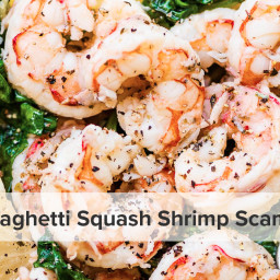 Spaghetti Squash Shrimp Scampi 