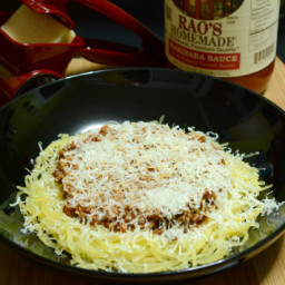 Spaghetti (Squash) with Meat Sauce