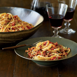 Spaghetti with Fresh Soppressata