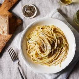 Spaghetti with Lemon-Parmigiano Sauce
