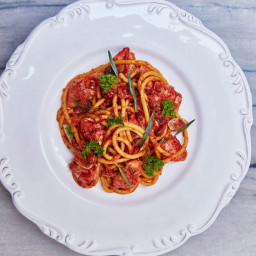 Spaghetti with Lobster Pomodoro