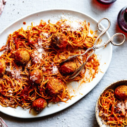 Spaghetti with 'Meatballs'