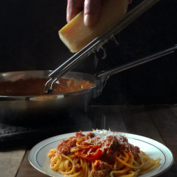 Spaghetti with Pork Bolognese Sauce