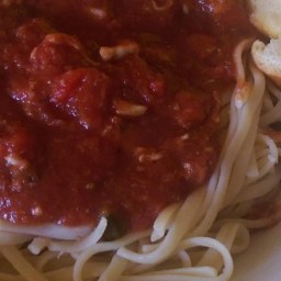 Spaghetti With Red Clam Sauce