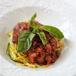 Spaghetti with Red Wine Sauce