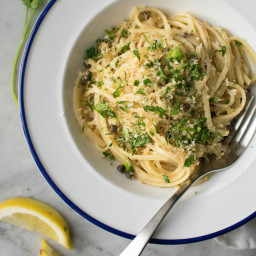 Spaghetti with Sardines and Capers