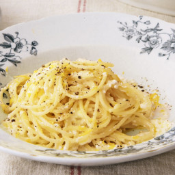 Spaghettini with Lemon and Ricotta