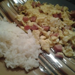 Spam Eggs & Rice