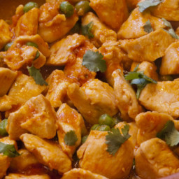 Spanish Chicken And Pea Skillet