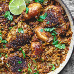 Spanish Chicken and Rice Recipe with Chorizo
