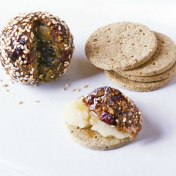 Spanish fig and almond balls