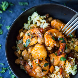 Spanish seafood stew