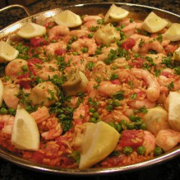 Spanish Shrimp Paella Recipe