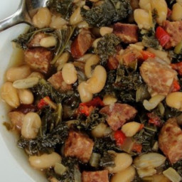 Spanish Style White Bean and Sausage Soup Recipe