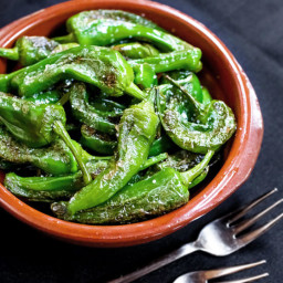 Spanish tapas-style green pepper
