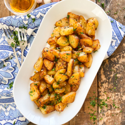 Spanish Vinegar & Garlic Potatoes