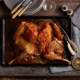 Spatchcock Turkey with Sage & Thyme Recipe
