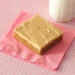 Spice Cake Bars with Salted Caramel Icing