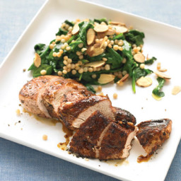 Spice-Rubbed Chicken with Israeli Couscous