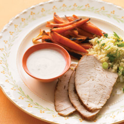 Spice-Rubbed Turkey Breast with Roasted Carrots