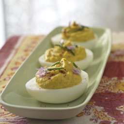 Spice Up Your Table with These Kimchi Deviled Eggs
