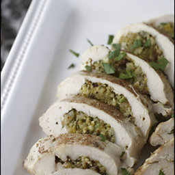 Spiced and Fruit-Stuffed Chicken Breasts