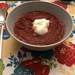 Spiced Beet and Carrot Soup