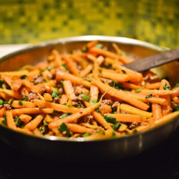Spiced Carrot and Ground Beef Stir-Fry Recipe