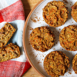 Spiced Carrot Cardamom Muffins
