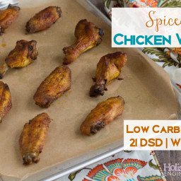 Spiced Chicken Wings (Low Carb and Paleo)