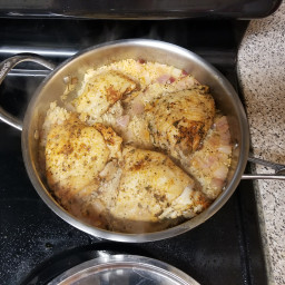 Spiced Chicken with Rice Bake