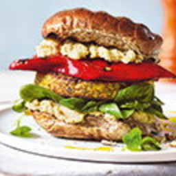 Spiced chickpea burgers