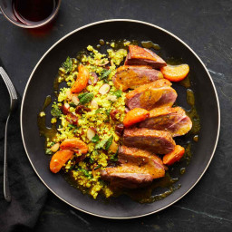 Spiced Duck Breasts with Mandarin Oranges and Dates Recipe