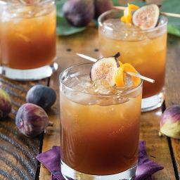Spiced Fig-Ginger Cocktail