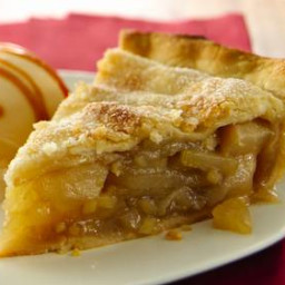 Spiced Gingered Pear Pie