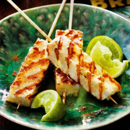 Spiced haloumi with honey and lime