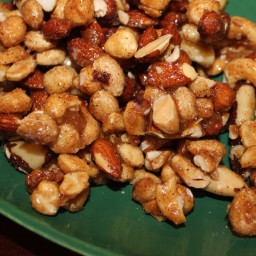Spiced Honey-Glazed Nuts