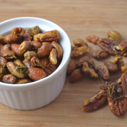 Spiced Nuts with Sage